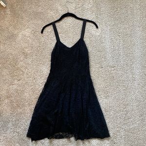Free People Black Lace Dress